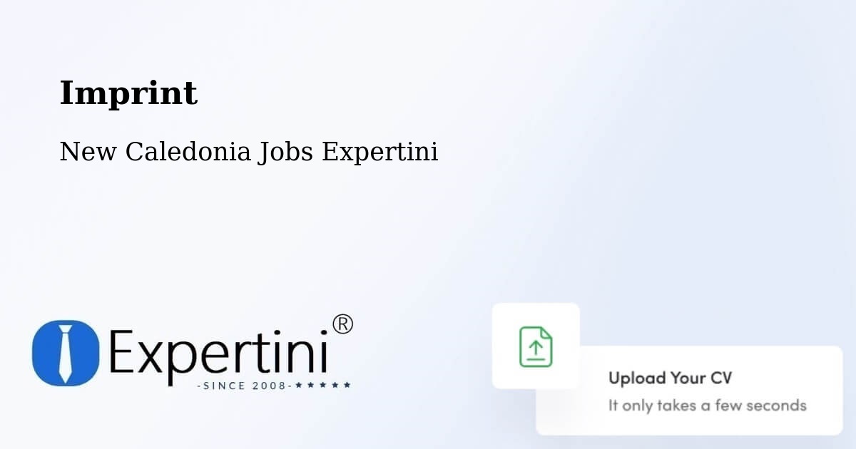 Imprint – Wenghé - New Caledonia Jobs Expertini